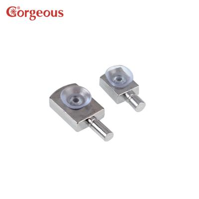 China Cabinet Gorgeous Glass Clip Suckerhelf Zinc Alloy Support/Wardrobe Shelf/Closet Wardrobe Support Shelf Support Clamp for sale