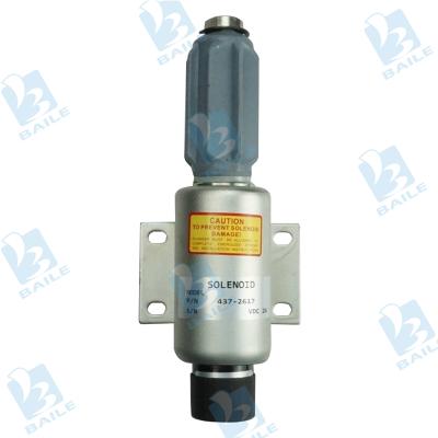 China Engine Parts 437-2617 589/91 Fuel Shut Off Solenoid 2370 2036981-12 Stop Solenoid 24V for sale