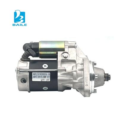 China Motor Spare Parts 4HF1 Starter Motor 24V 11T 5KW Electric Motor Starters for sale