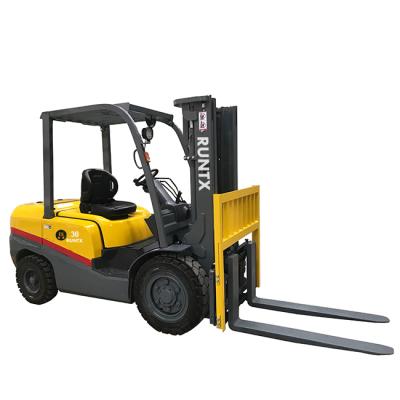 China Hydraulic Systems Low Fuel Consumption Diesel Forklift , 1.5 Ton Diesel Forklift for sale