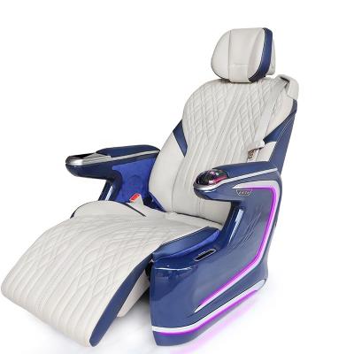 China Business / Car Electric Power Adjustment Deluxe Touch Control Seat With Cup Holder Leg Rest And Wireless Charger For GL8 for sale