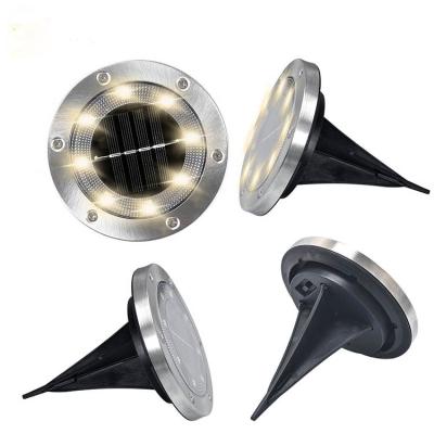 China Garden New Outdoor Led ground Light IP65 Waterproof Stainless Steel solar Lamp for sale