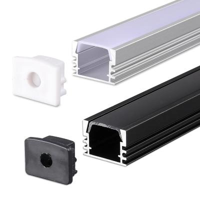 China Heat-resistance 17x12mm LED Aluminum Profiles Sliver Linear Led Aluminum Profile for LED Strip Aluminum Channel for sale