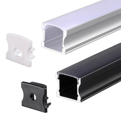 China Heat-resistance 17*14mm Ultra Narrow LED Profile for LED Strip Surface Mount LED Aluminium Channel for sale