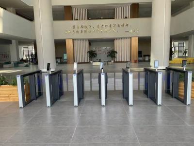 China 40W Motor Power Swing Barrier Turnstile for Smooth Entry Management 120*1400 Mm *980 mm for sale