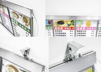 China Caixa leve iluminada conduzida da exposição do menu do sistema de exposição da placa do menu à venda