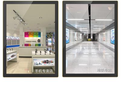China da parte dianteira magnética da caixa leve do diodo emissor de luz de Framelss da profundidade de 23mm imagem em mudança aberta à venda