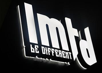 China Letras internas acrílicas personalizadas do sinal do diodo emissor de luz para a empresa/cafetaria/restaurante à venda