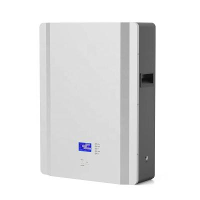 China Support 15 Units In Parallel New 51.2v 100Ah LiFepO4 Wall Mounted Lithium Ion Battery For Home Solar System Energy Storage System for sale