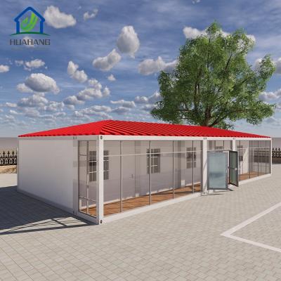 China Prefab Mobile Parking Container House Office For Indoor Construction Site for sale