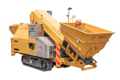 China Steel Track Chassis Underground Continuous Concrete Mixer Heavy Duty for sale