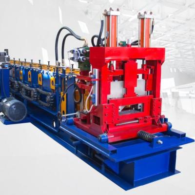 China Building material shops 2021 new design high speed type C channel purlin automatic roll forming machine for sale