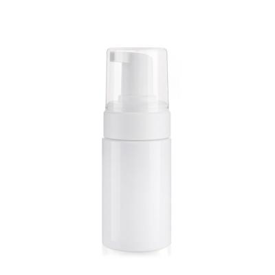 China 100ml White Solid Color Plastic Foam Bottle With White Foam Pump And PP Cap for sale