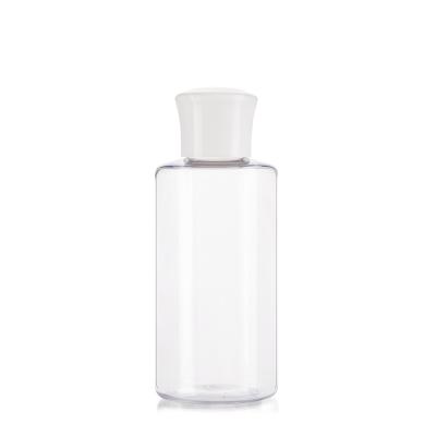 China 150ml Cylinder OEM Plastic Bottle Cosmetic Custom Color With Screw Cap for sale