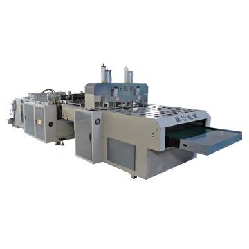 China Hotels Automatic High Speed Four Line T Shirt Double Plastic Bag Making Machine for sale