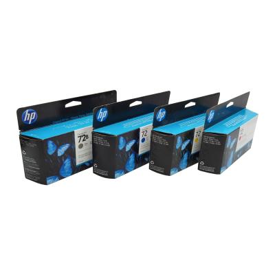 Китай Оригинальный картридж чернил для HP 72 T770 T790 T795 T610 T620 T1100 T1120 T1200 T1300 T2300 Шесть цветов C9370A C9371A C9372A C9373A C9374A C9403A 130ml продается