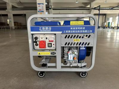 China 220 Amperios de potencia generador de soldadura diesel 5.8kw para sitios de construcción / Inicio manual en el hogar en venta