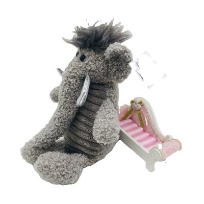 China Luxury Hot Selling Unicorn Doll Cute Teddy Plush Stuffed Elephant Toys Soft Cotton Fabric Mammoth For Promotion for sale