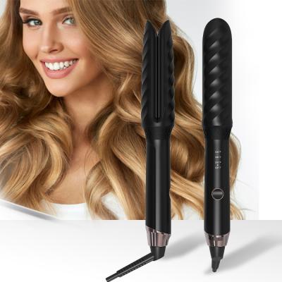 China Portable Household Hotel Salon Professional Magic Rollers Magic Wand 360 Degree LCD Display Mermaid Hair Curler Machine Curling With Private Label for sale