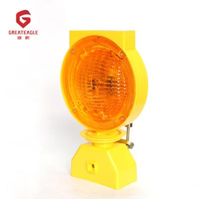 China Hot Selling PC/PS Lens +PP Lens Base Traffic Warning Light Led Road Flares Warning Light Safety Flashing Warning Lights For Road Cone And Barricade for sale