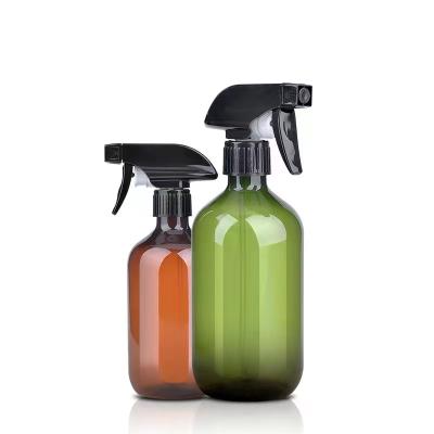 China Custom Garden Room Spray Bottle Luxury Cleaning Spray 500ml Plastic Bottle For Lotion for sale