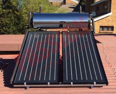 Cina Impianto termico solare pressurizzato della lamina piana, scaldabagno solare della lamina piana di uso della cucina in vendita