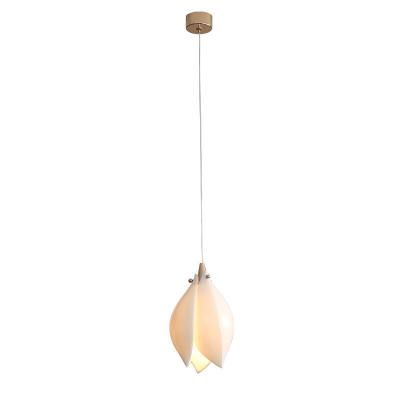 China 3000k-6500k CCT Modern Flower Ceramic Petal Chandelier Lighting For Living Room / Dining Room / Bedroom for sale