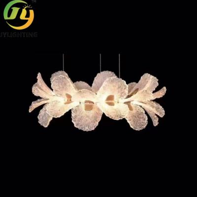China French Luxury Floral Chandelier Modern Designer Pendant Light for Dining Room , Bedroom and Foyer for sale