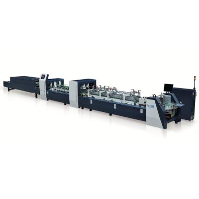 China New Product Gt-800Bts Automatic Folder Gluer Machine 2022 New Food 250M/Min Speed Box Gluing Machine for sale