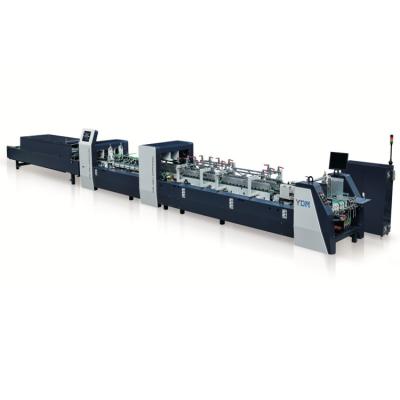 China Food New Arrival High Quality Box Making Machine High Speed Automatic Stitching Folder Gluer Machine for sale