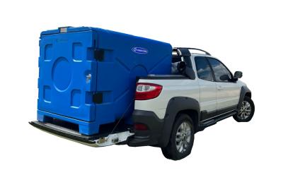 China Fresh Food Transport Insulated Truck Body Movable Refrigerated Pickup Reefer Box for sale
