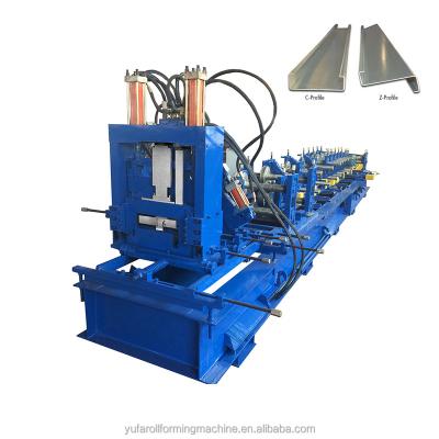 China Building Material Stores CZ Steel Purlin Roll formingmachine manufacturer for sale