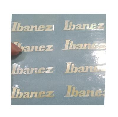China Fashionable natural yellow stick shell black abalone shell broom shell head guitar logo invention main factory for sale
