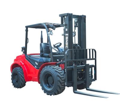 China 2WD 4WD Diesel Engine Forklift Off Road 2.5ton 3ton 3.5ton 5Ton Rough Terrain Forklift for sale