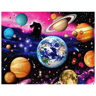 China Home decoration; gifts ; wedding embroidery Kit Round Full Diamond 5D Diamond Painting Planet 30*40 of Art Landscape DIY of decoration canvas for sale