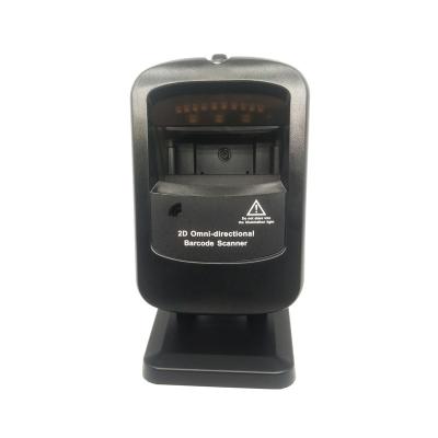 China Qr Platform Omnidirectional High Speed 2d Barcode Reader Usb Wired Desktop Barcode Scanner For A4 Payment for sale