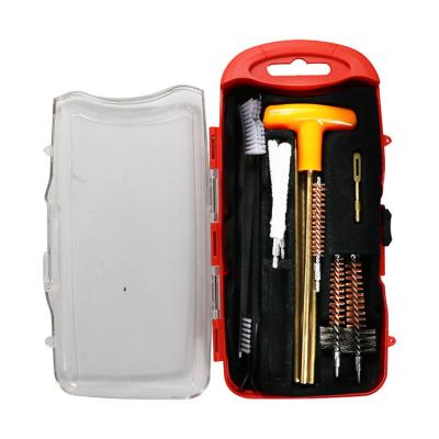 China Hunting and Shooting Brass Accessories Spear Kit Rifle Cleaning Kit with Plastic Case for sale
