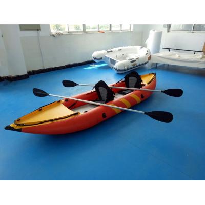 China Fishing and Rowing Kayac Wholesale Canoe Carro Inflatable Kayak for sale