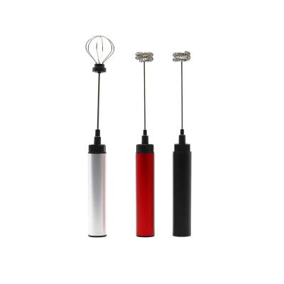 China Europe Hand-held Lithium Batter USB Two Head Whisky Egg Milk Foam Beater Stirrer Mixer Frother for sale