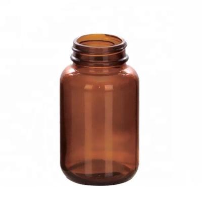 China Wholesale 120ml Amber Pill Tablet Bottle Hot Sale Glossy Pill Capsule Jar for sale