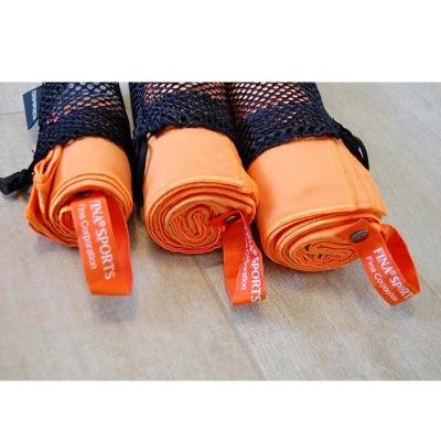 China Wholesale Custom Microfiber Sports suede Towel With custom bag for sale