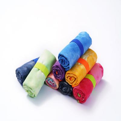 China Hot Sale Quick Drying Microfiber Skin-friendly Digital Personalized Design Printed Summer Travel Camping Microfiber Sports Towel for sale