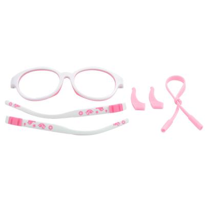 China Detachable Eyewear Children Eyeglasses Frames Soft Flexible Eyesight Elastic TR90/bendable/antiallergic/durable Kids for sale