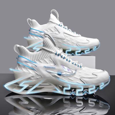China Fashion Trend XRH Wholesale Sport Men Sneakers Custom Design Zapatos De Hombre Mesh Breathable Tpu Soles Lightweight Sports Men's Shoes for sale