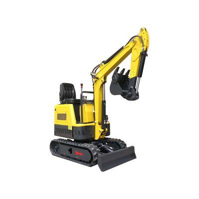 China Construction works Factory Smallest 1 Ton In Bucket 2 Ton Hydraulic Rubber Crawler Tracked Backhoe Mini Digger Excavators for sale
