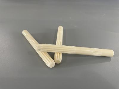 China 99 Alumina Ceramic Machining Electronic Thread White Alumina Ceramic Rod Components for sale