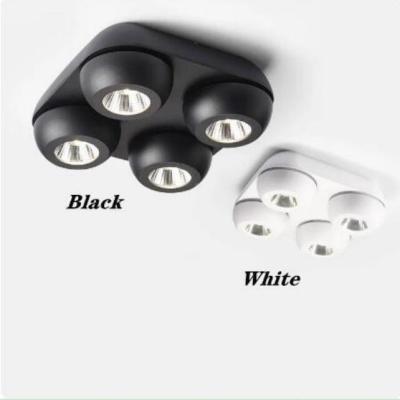 China Living Room 10W 20W 40W COB LED Ceiling Spot Lights Dimmable Folding Rotating LED Downlights AC85~265V LED Wall Lamps Lighting for sale