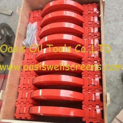 China Construction works API Steel Casing Spring Centralizer for sale