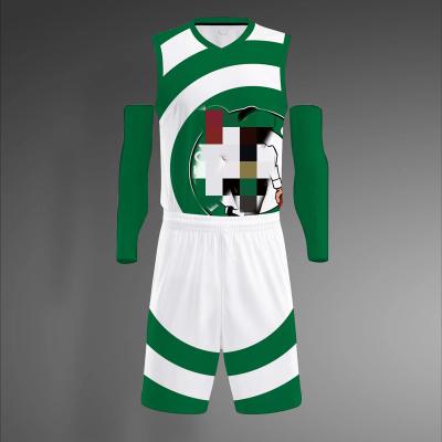 China Wholesale Breathable High Quality Digital Printing Basketball Jersey Shirt Clothes Uniform Set for sale