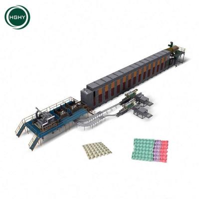China Factory Fruit Paper Pulp Carton Egg Packing Trays Making S For Algeria Egg Tray Box Making Machine Paper Recycling for sale